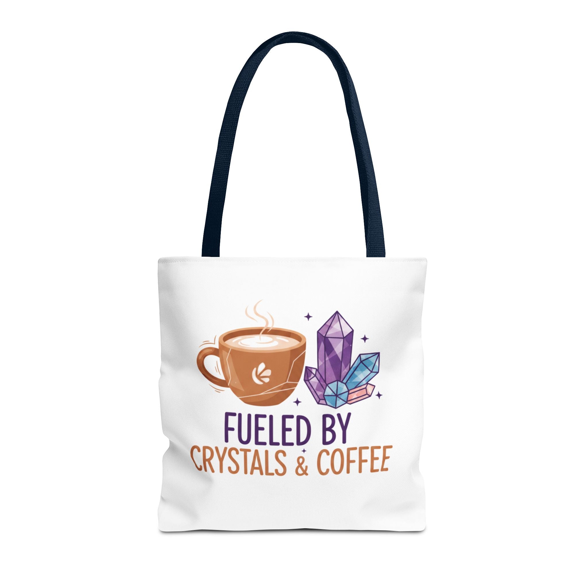 Crystal Coffee Illustrated Everyday Tote Bag Printify