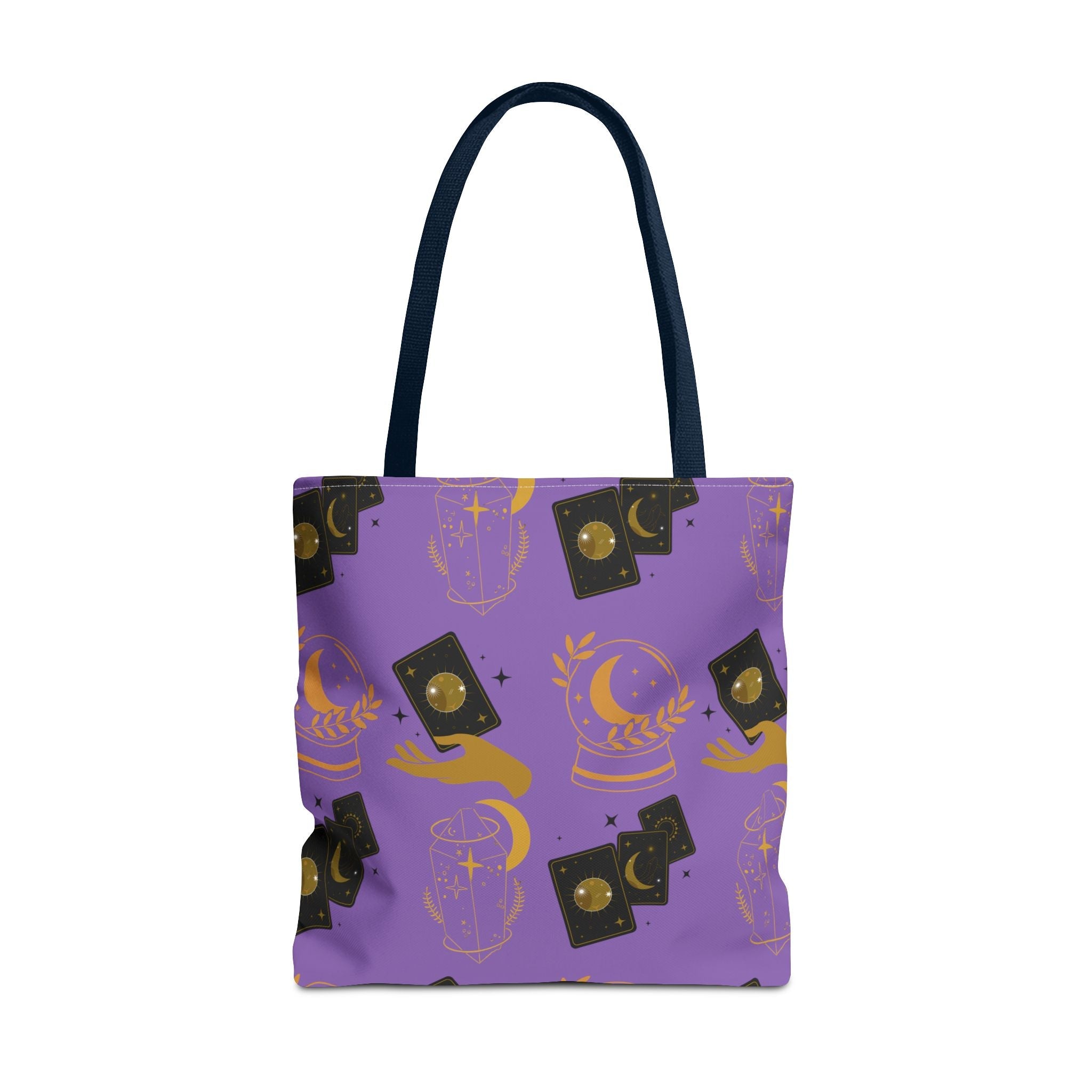 Moon Tarot Celestial Purple Tote Bag Printify