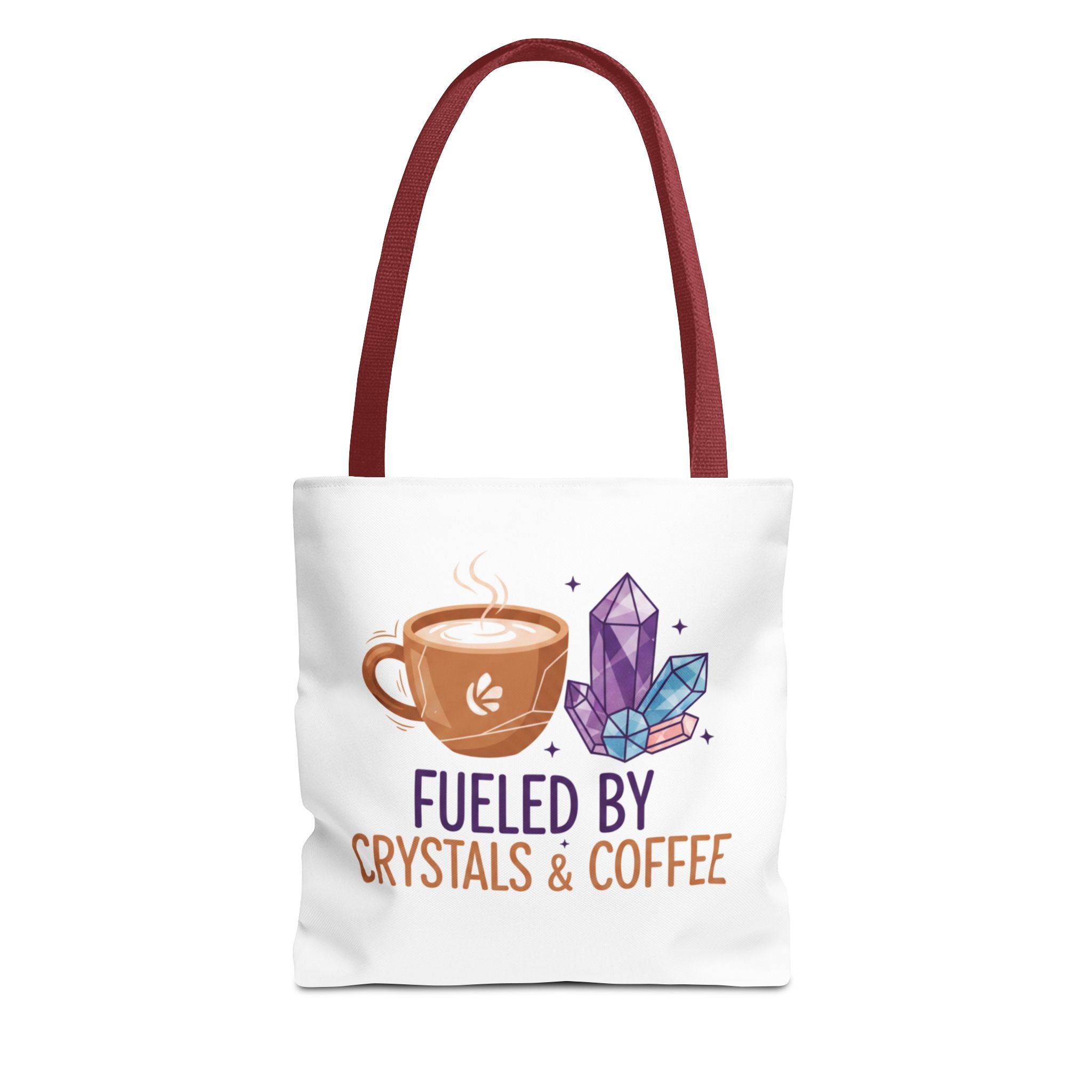 Crystal Coffee Illustrated Everyday Tote Bag Printify