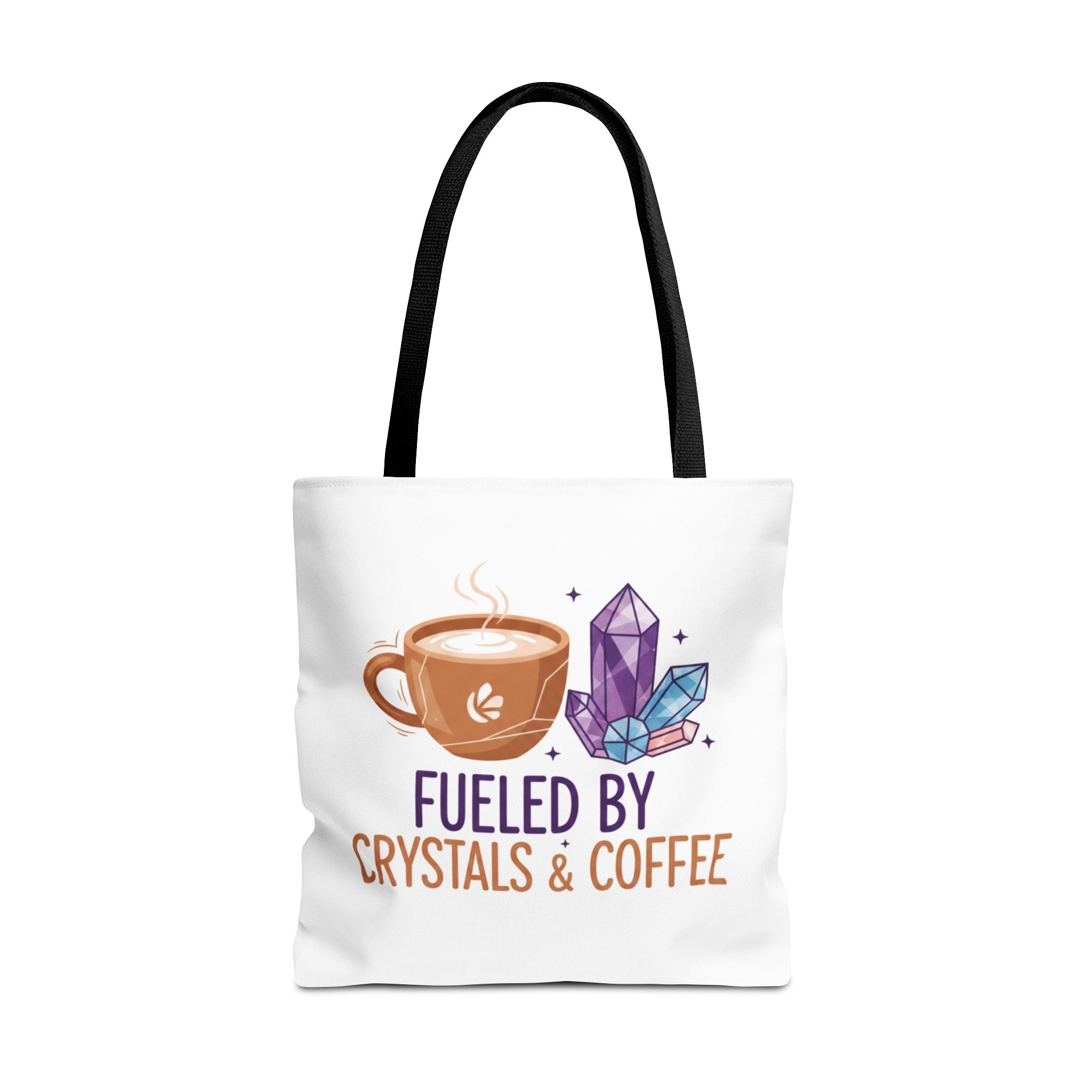 Crystal Coffee Illustrated Everyday Tote Bag Printify