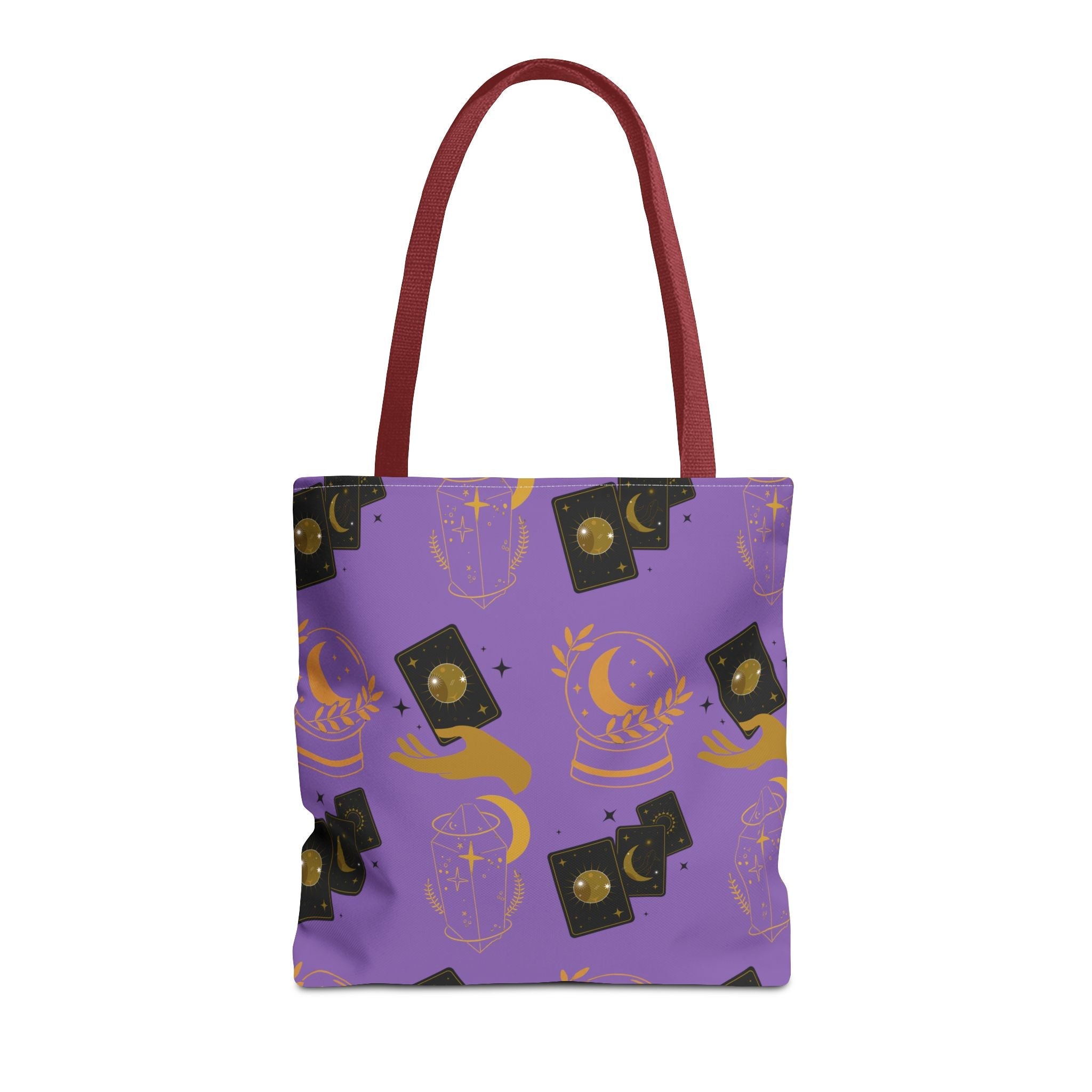 Moon Tarot Celestial Purple Tote Bag Printify