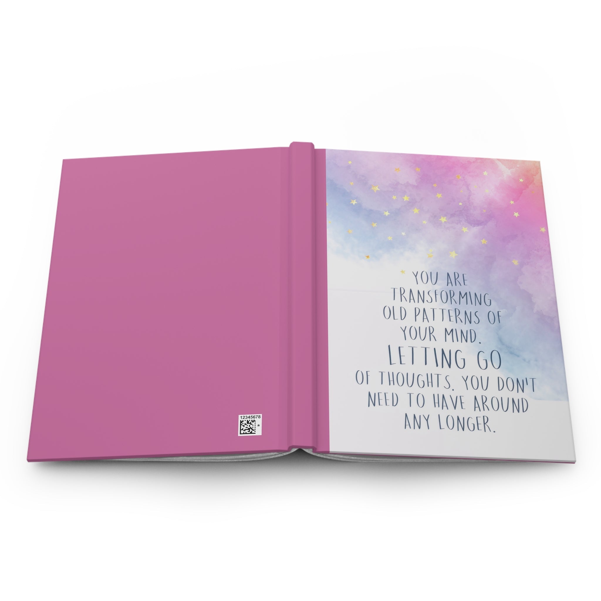Watercolor Celestial Hardcover Reflection Journal Printify