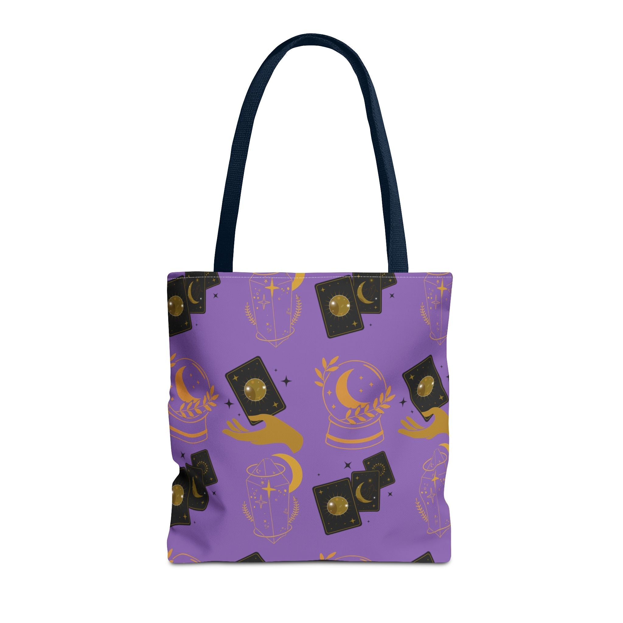 Moon Tarot Celestial Purple Tote Bag Printify