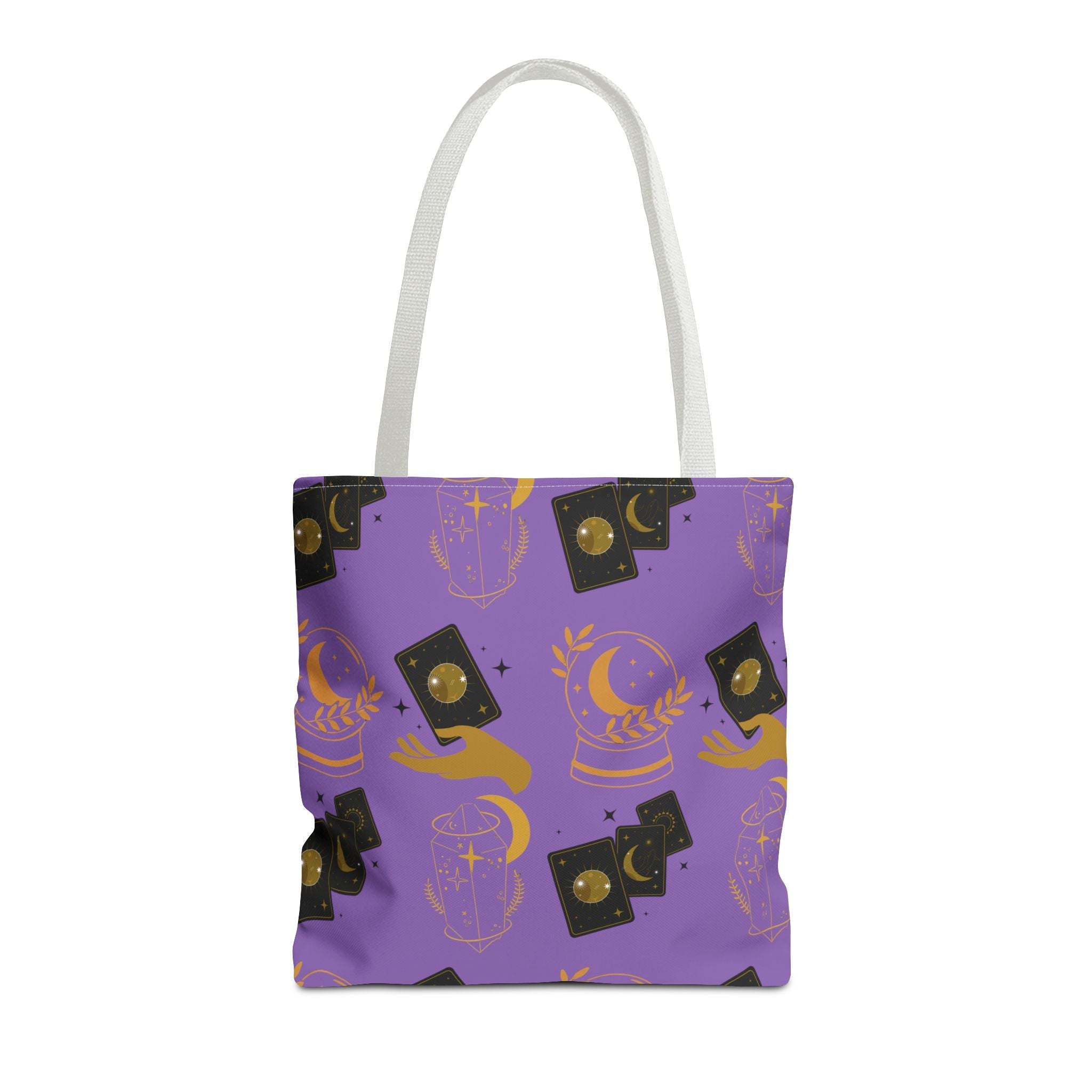 Moon Tarot Celestial Purple Tote Bag Printify
