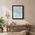 Celestial Presence | "All Is Well" Framed Canvas Wall Art Printify