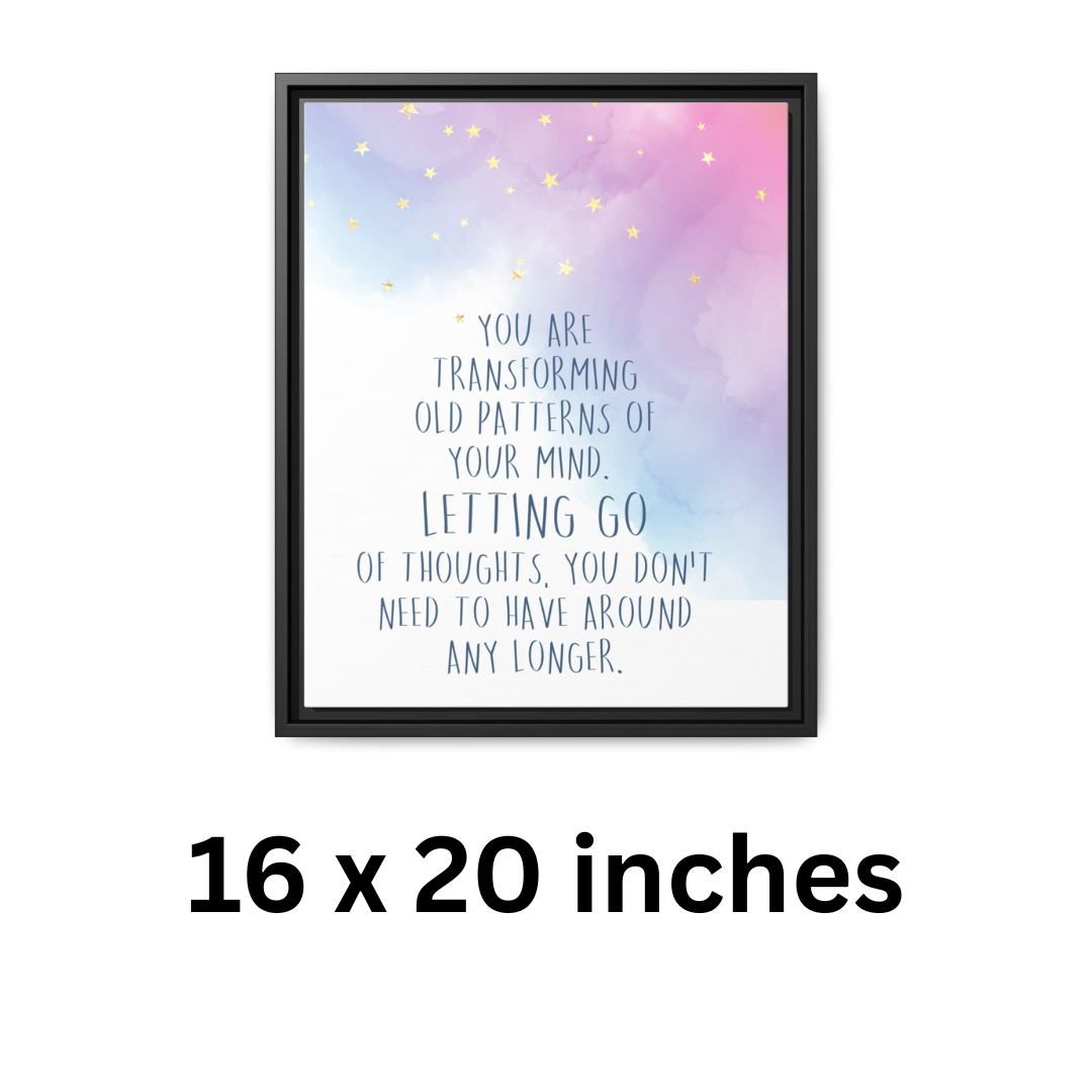 Inspirational Celestial Affirmation Wall Art Printify