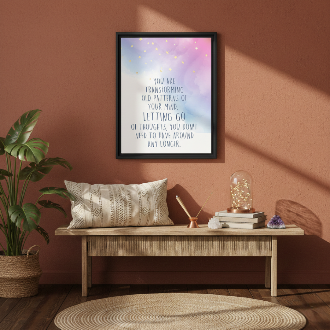 Inspirational Celestial Affirmation Wall Art Printify