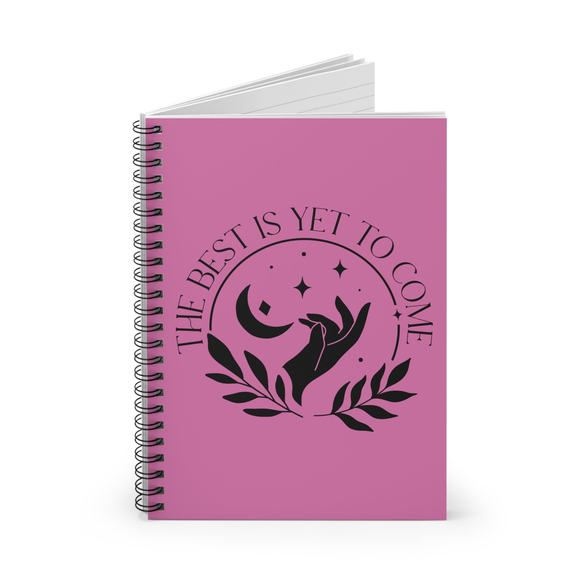 Inspirational Spiral Notebook | "The Best Is Yet To Come" Ruled Journal Printify