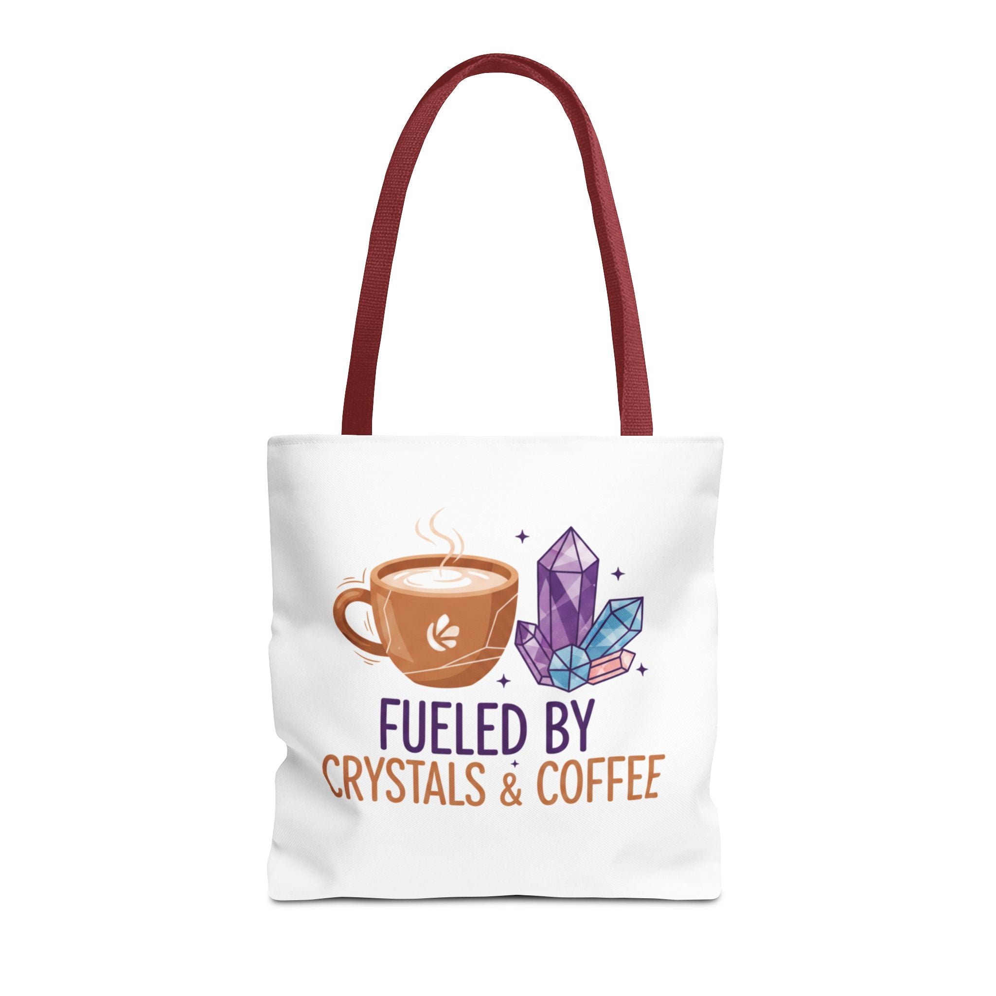 Crystal Coffee Illustrated Everyday Tote Bag Printify