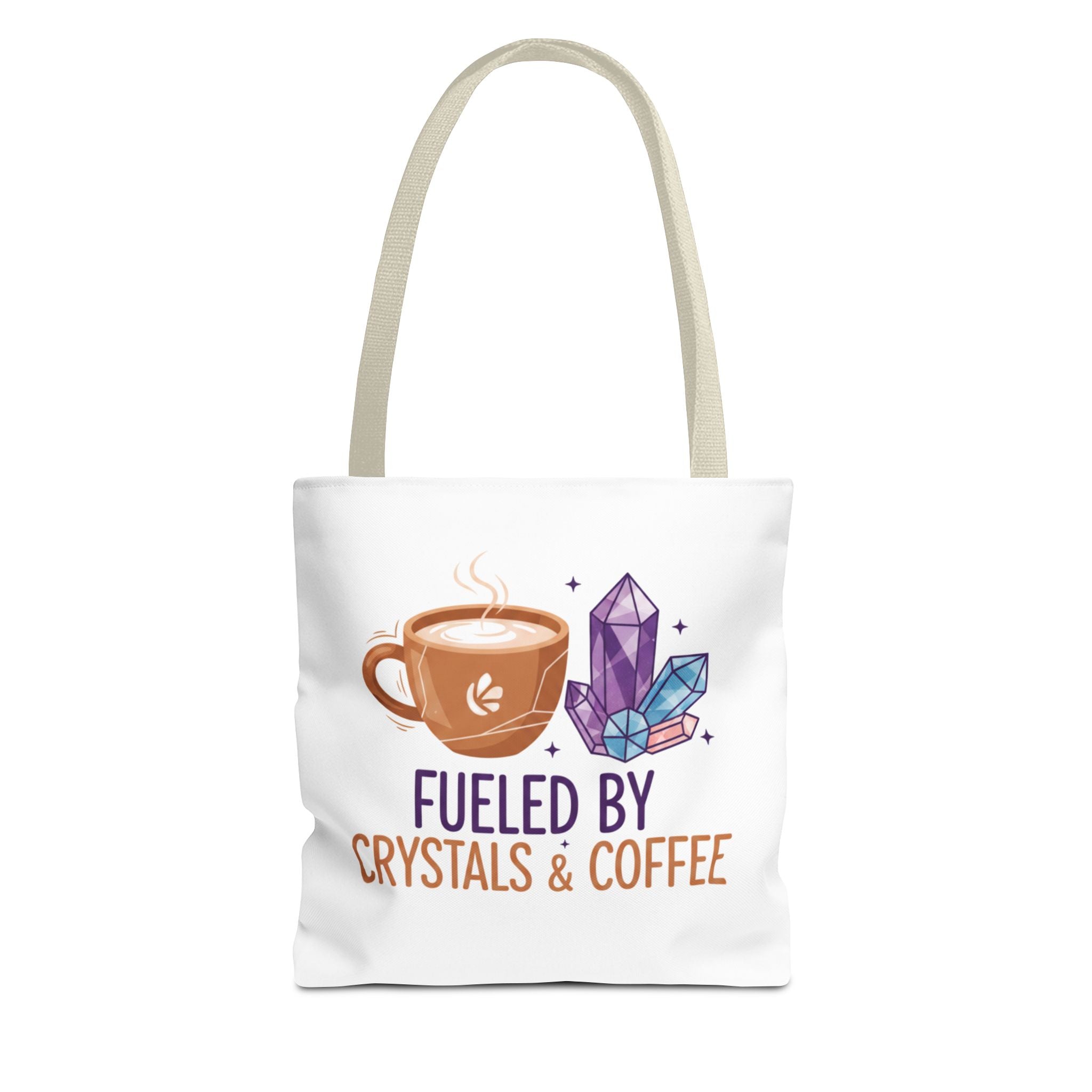 Crystal Coffee Illustrated Everyday Tote Bag Printify