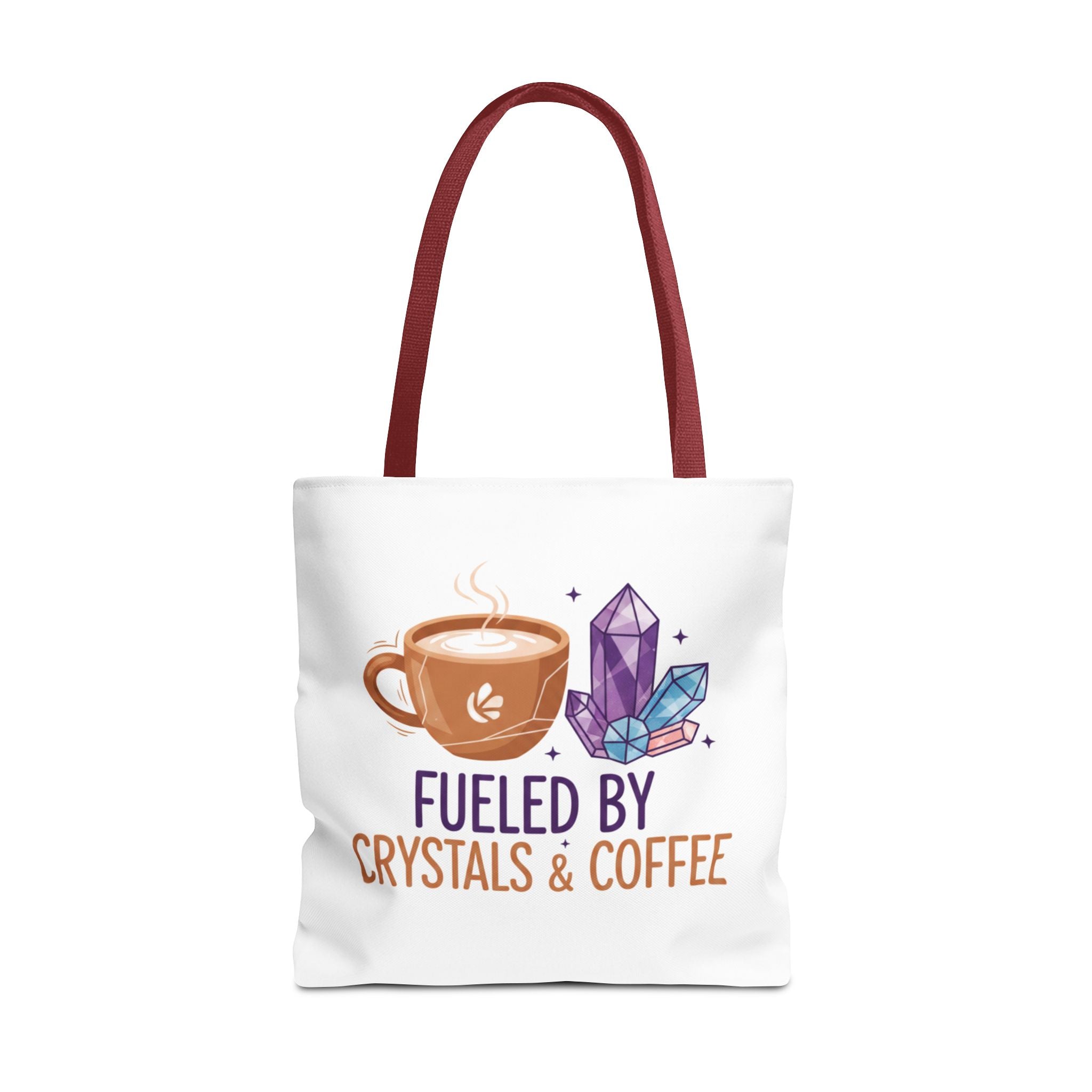 Crystal Coffee Illustrated Everyday Tote Bag Printify