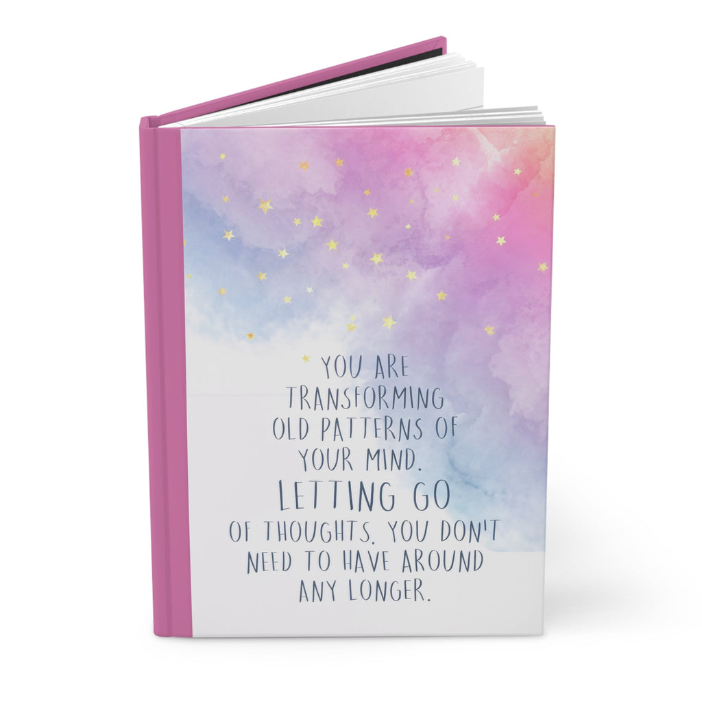 Watercolor Celestial Hardcover Reflection Journal Printify