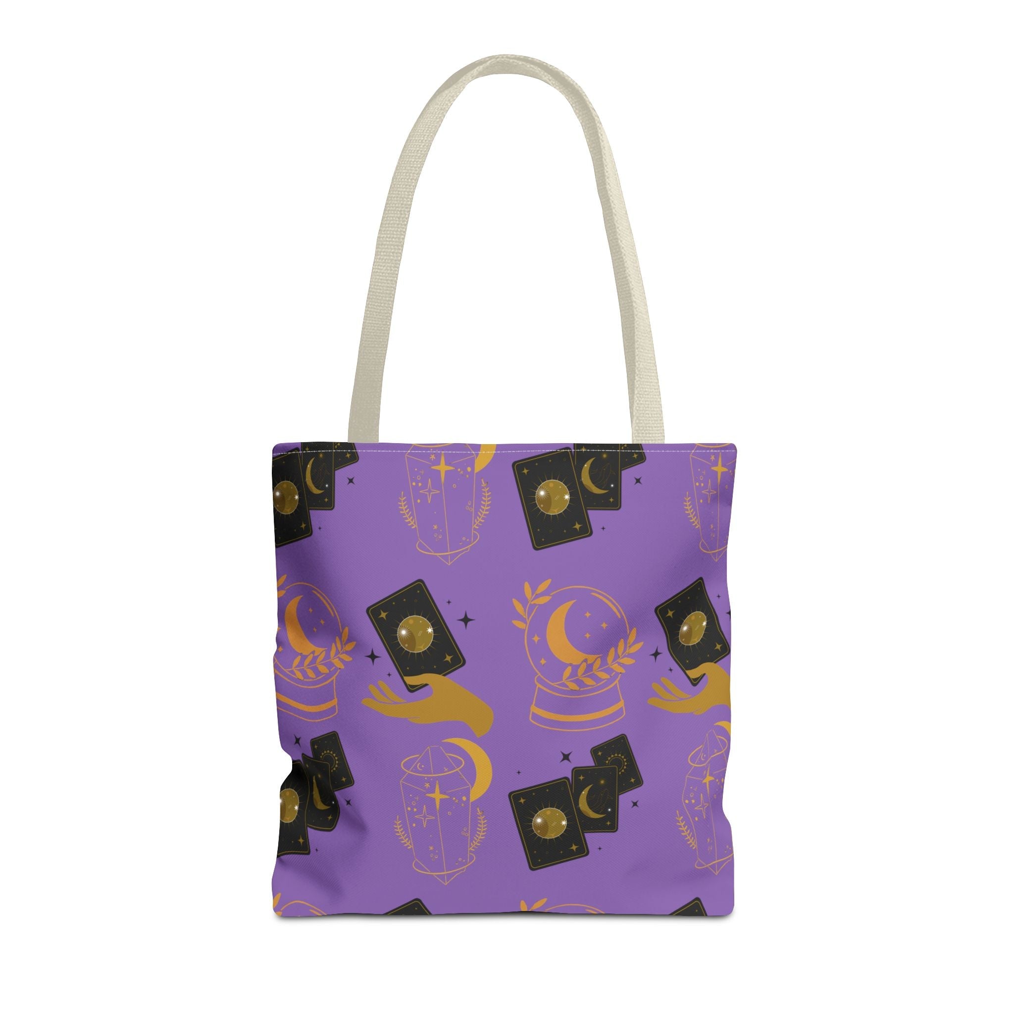 Moon Tarot Celestial Purple Tote Bag Printify