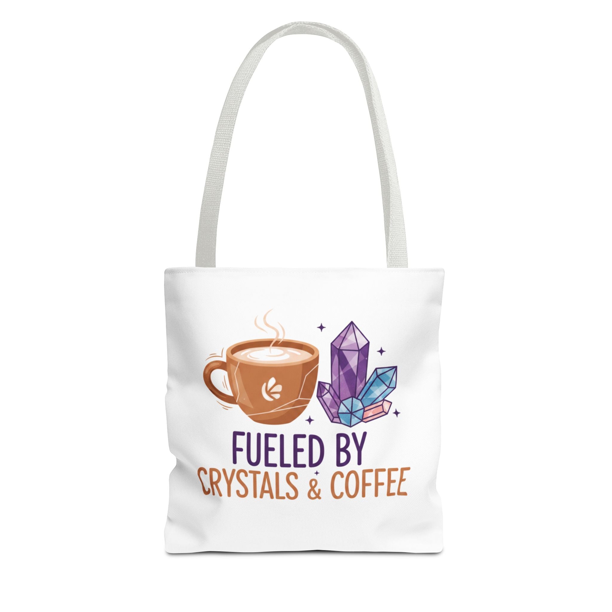Crystal Coffee Illustrated Everyday Tote Bag Printify