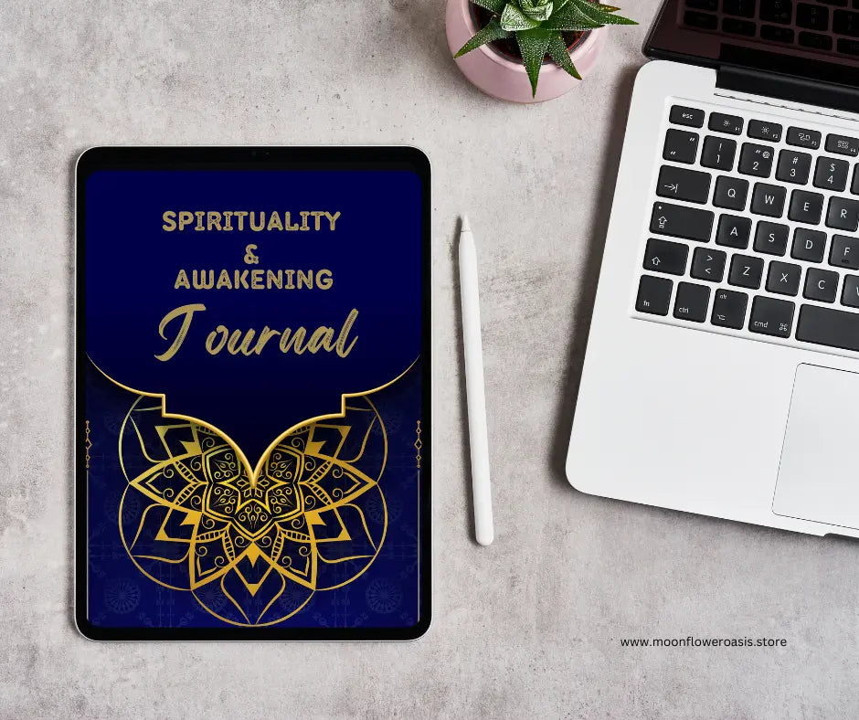 The Spiritual Awakening & Inner Alchemy Journal Moonflower Oasis