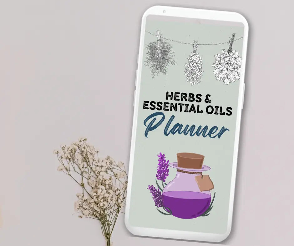 The Herbalist & Essential Oil Alchemist Planner Moonflower Oasis